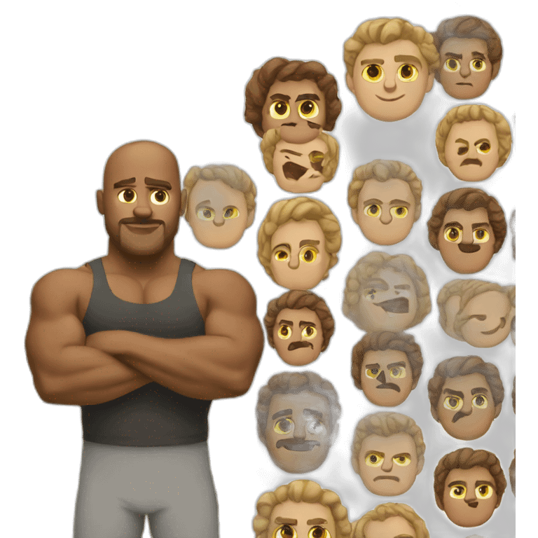 strongest man  emoji