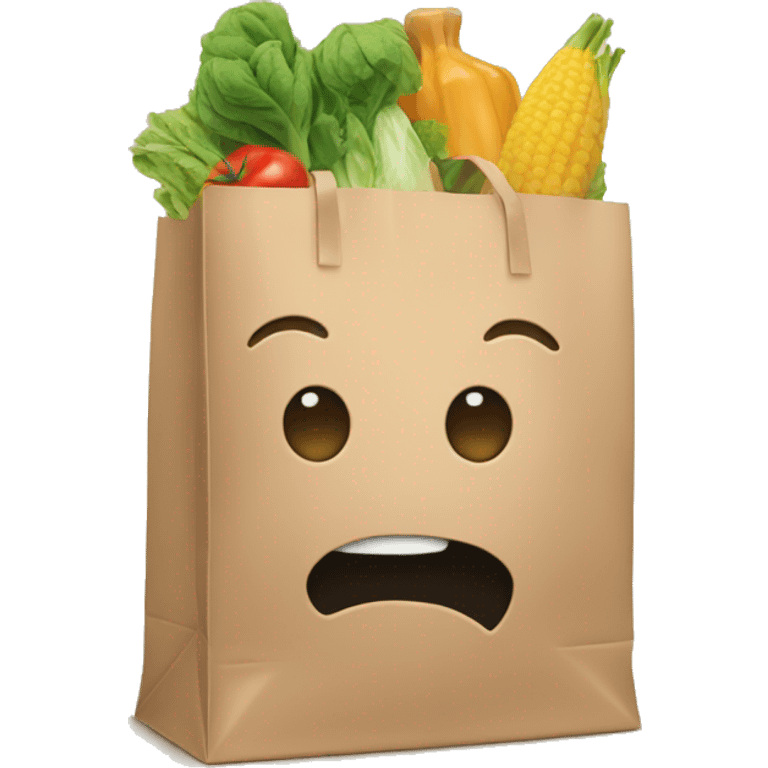 Grocery bag emoji