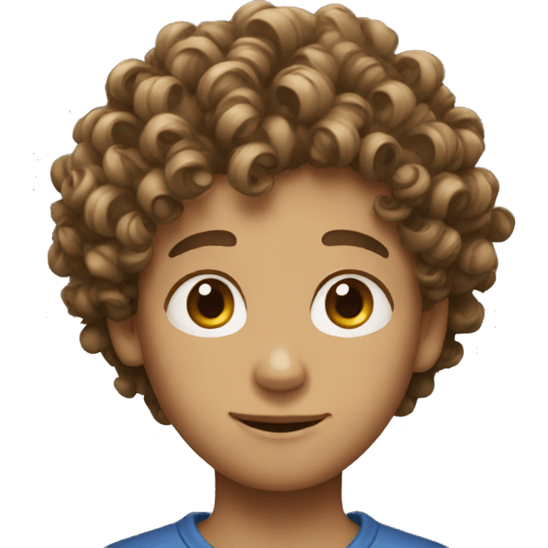 curly boy emoji