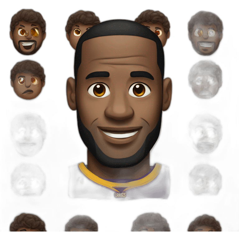 Lebron James Face emoji