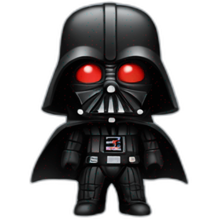 Dark Vader without mask emoji