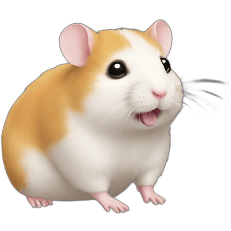 hamster on hamster emoji