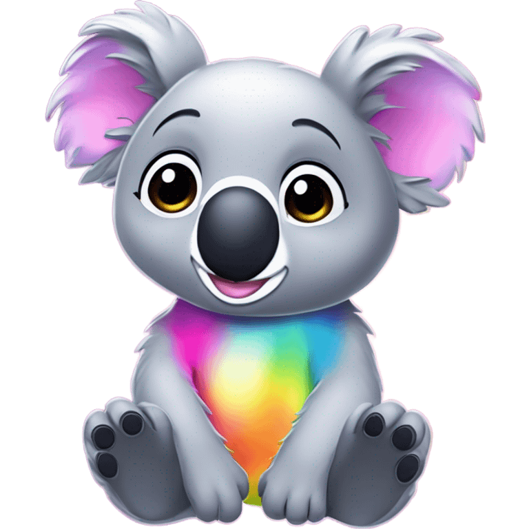 Lisa Frank koala bear ￼ emoji