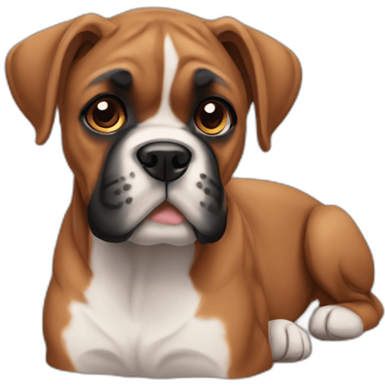 boxer dog puppy emoji