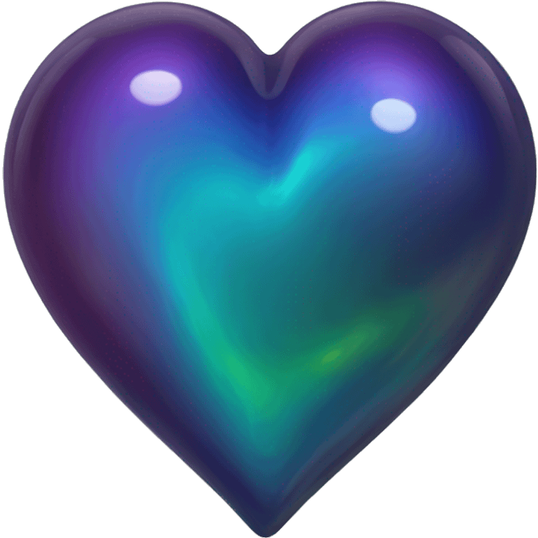 oil-slick scale heart emoji