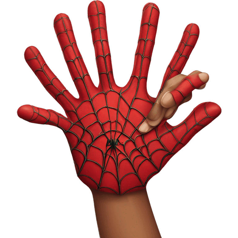 Spider man hands emoji