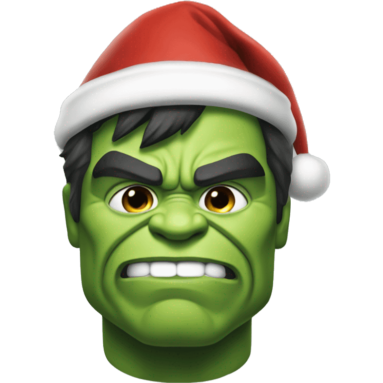 Hulk Santa  emoji