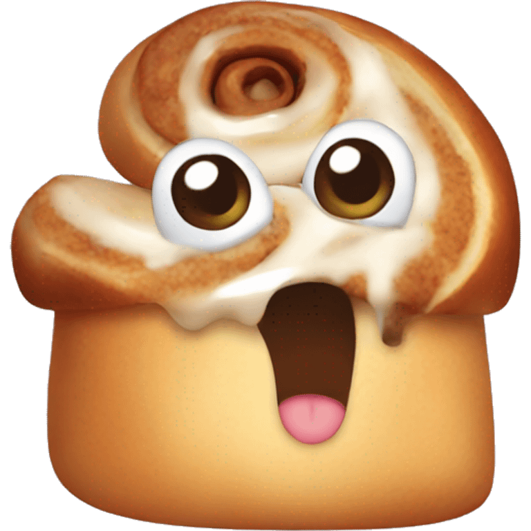 Cute cinnamon roll emoji