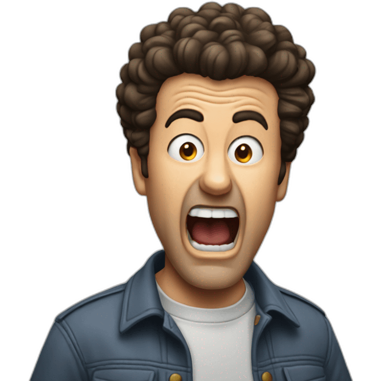 kramer yelling emoji