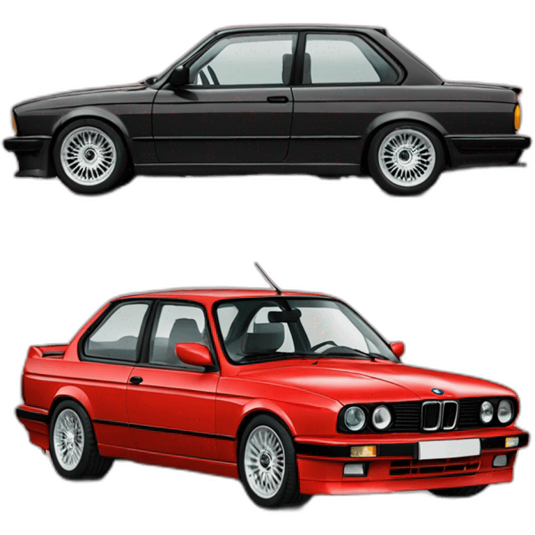 BMW e30 red emoji