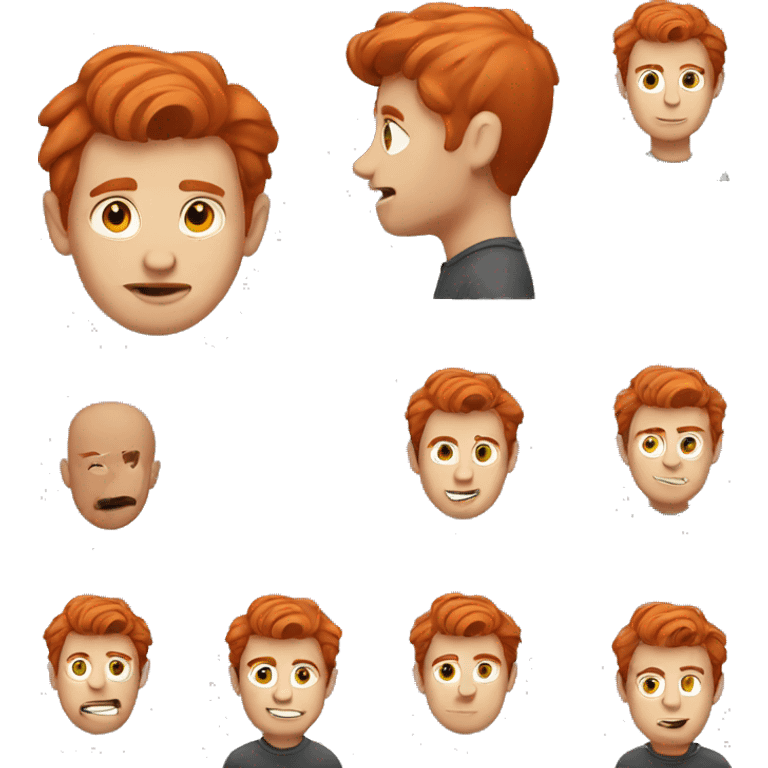 red hair guy emoji