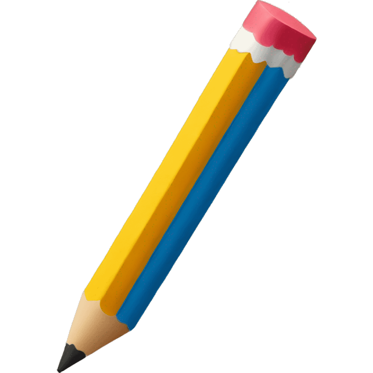 a wavy pencil emoji