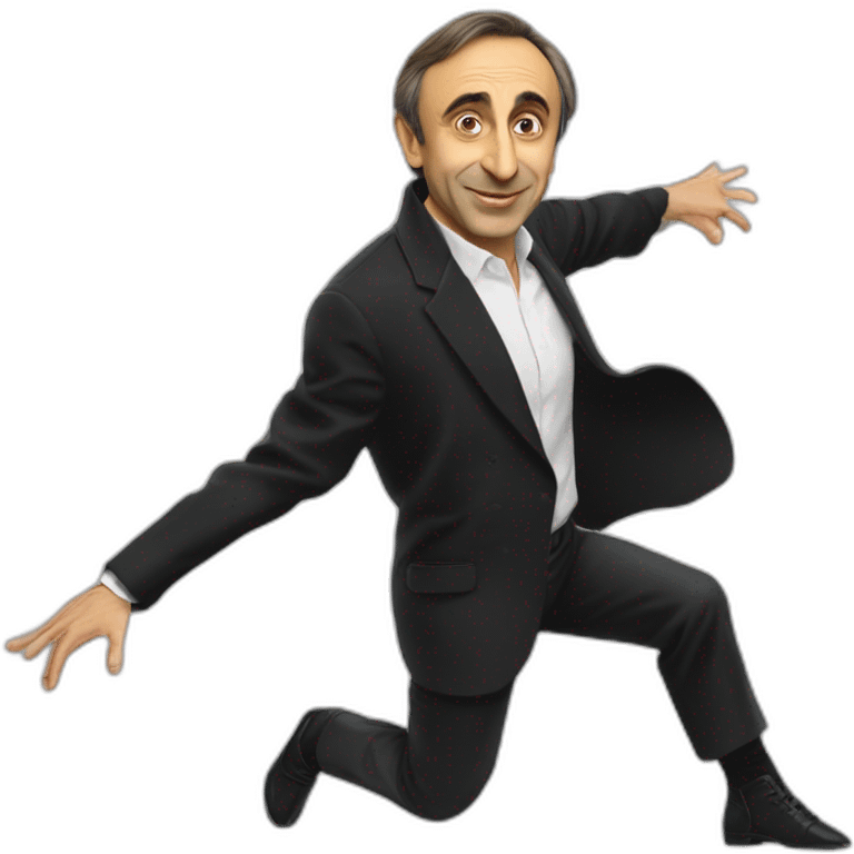 éric zemmour qui dance avec shrek emoji