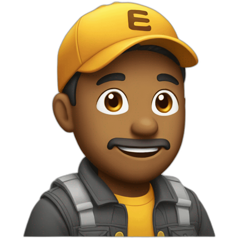 Chico cagando emoji