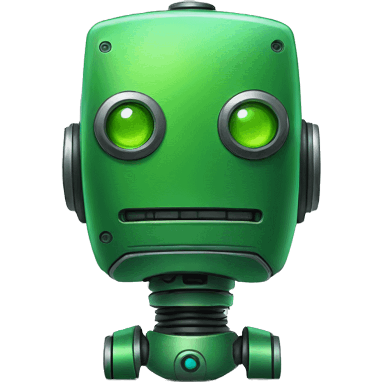 green robot emoji