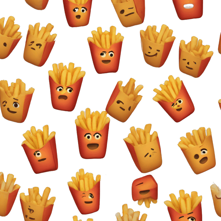 Cute sized fries  emoji