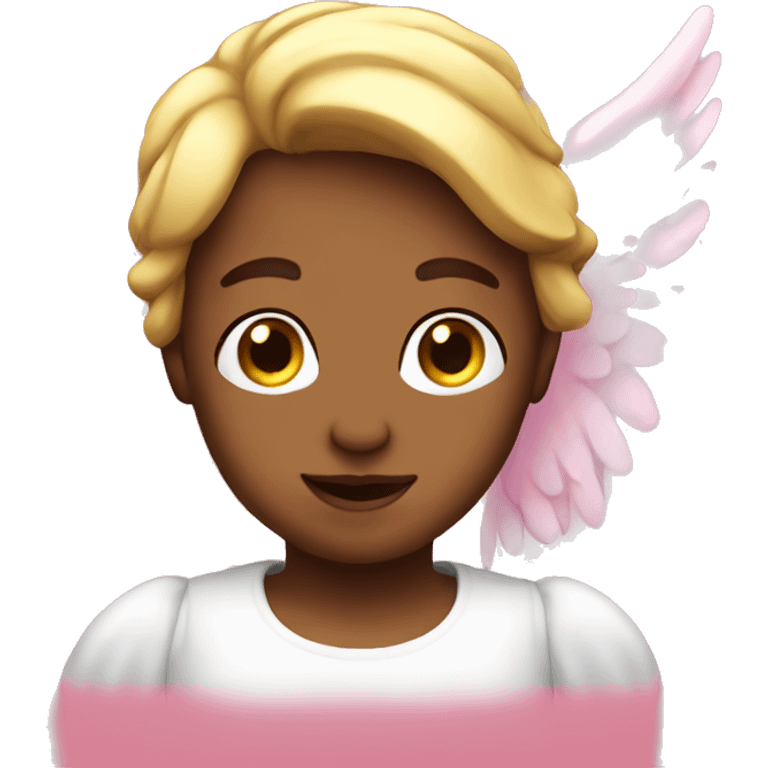 pink angel emoji