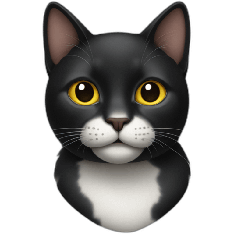 Gato negro emoji