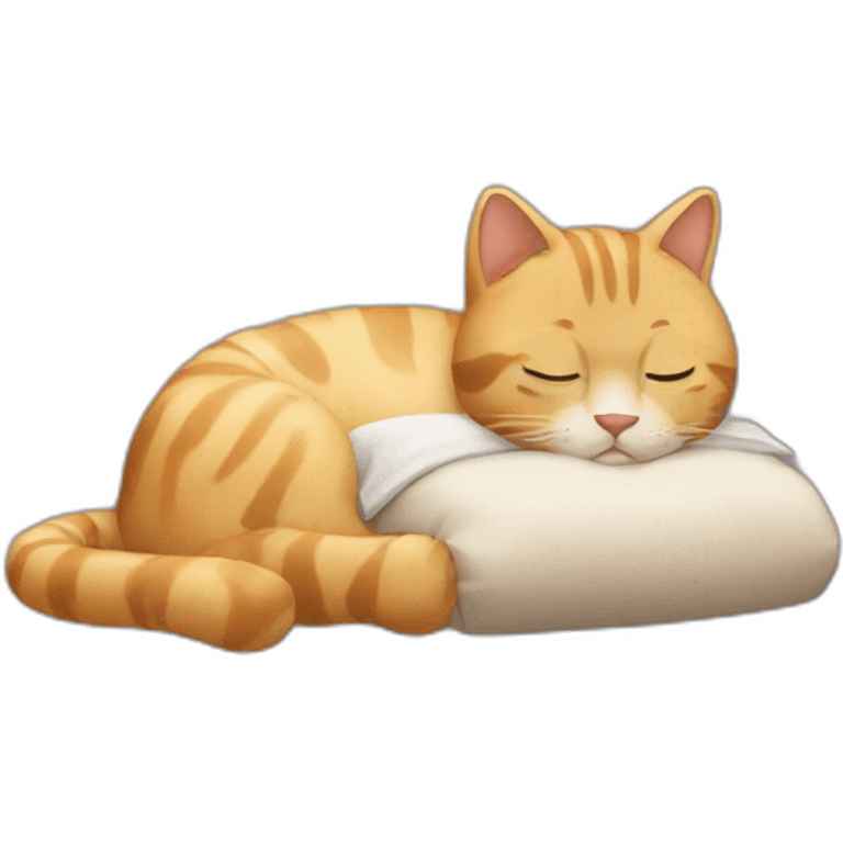 Chat qui dort emoji