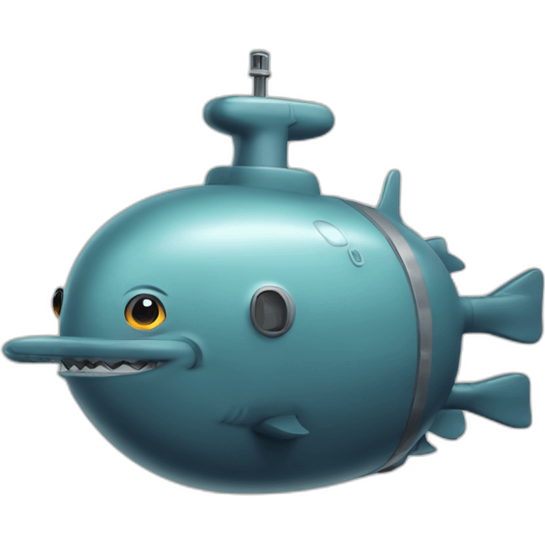 cute chubby submarine emoji