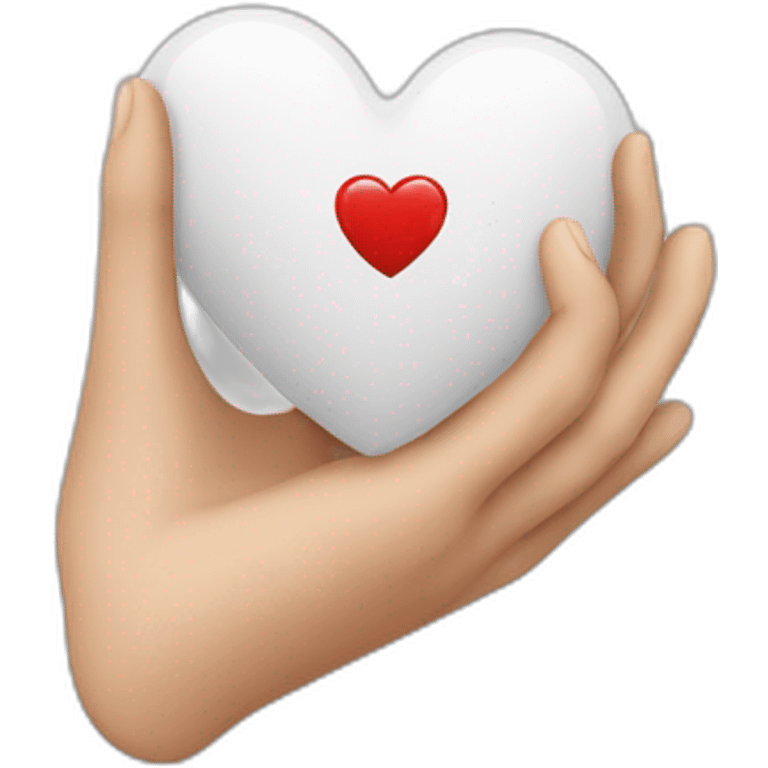 Coeur avec les mains emoji