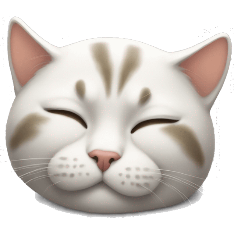 snoozing cat emoji