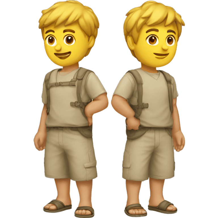 2 sandallias derechas emoji