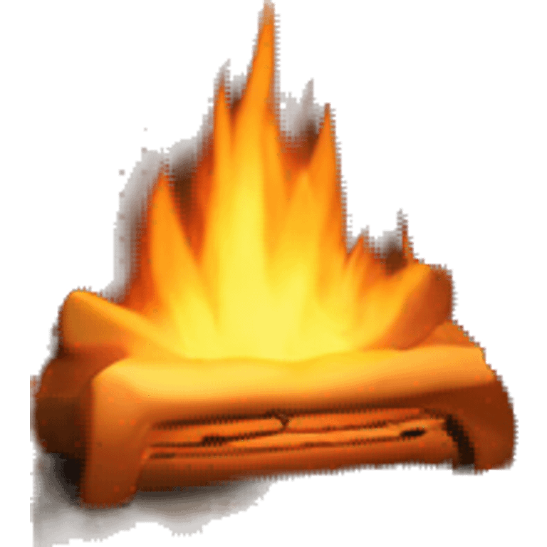 Christmas aesthetic beige fireplace emoji