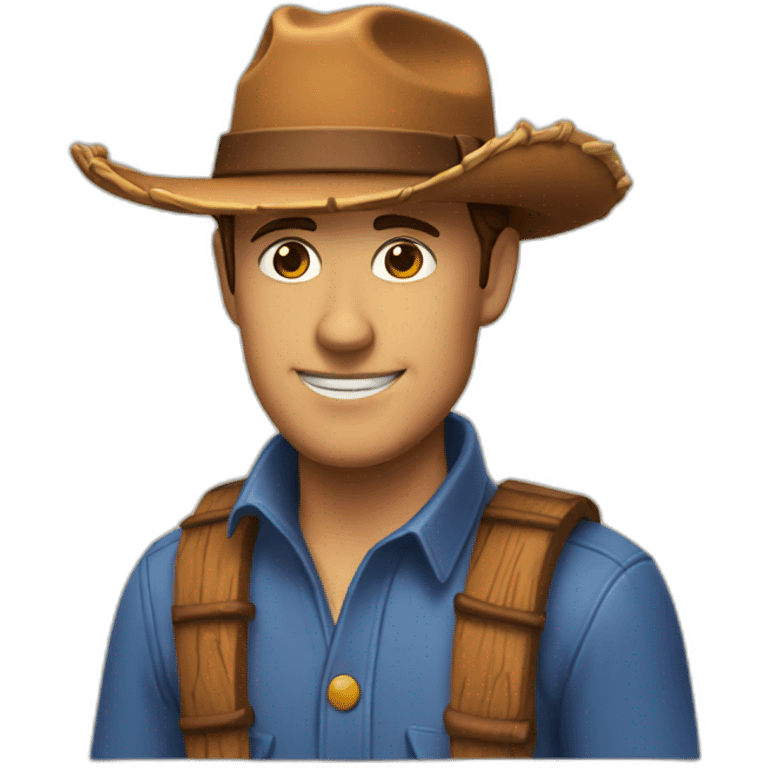 Woody with hat emoji