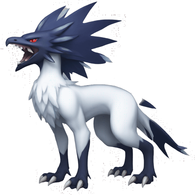 Edgy Cool Nargacuga-Absol-Pokémon Full Body emoji