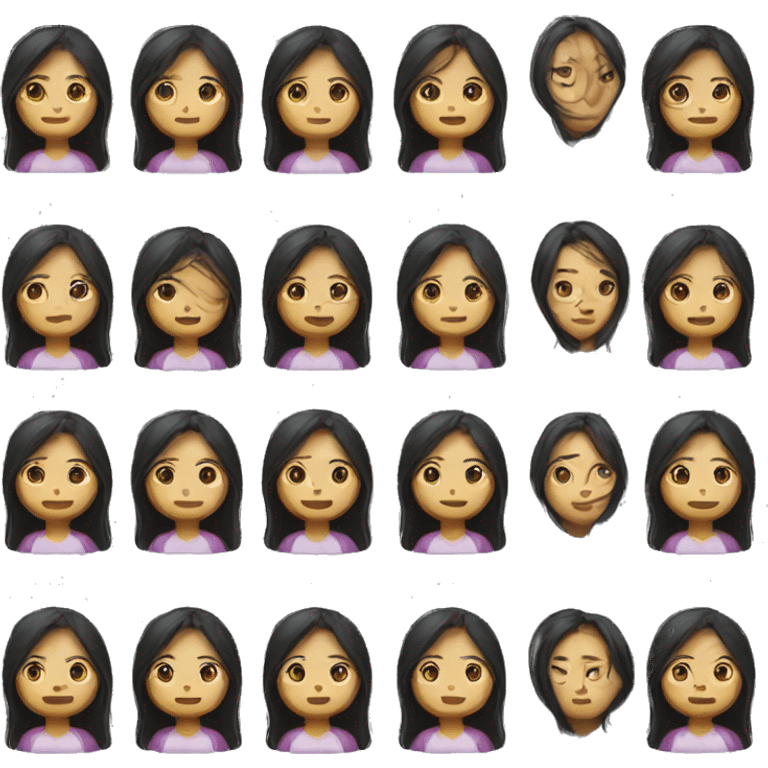 longhair asian woman frontend developer  emoji