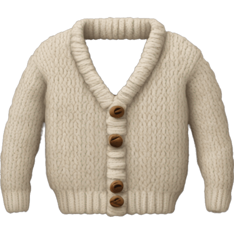 cozy knitted sweater emoji