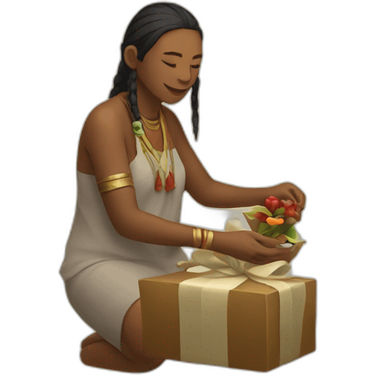 Yautja making a gift emoji