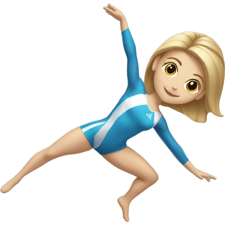 summer olympics girl beam gymnastics emoji