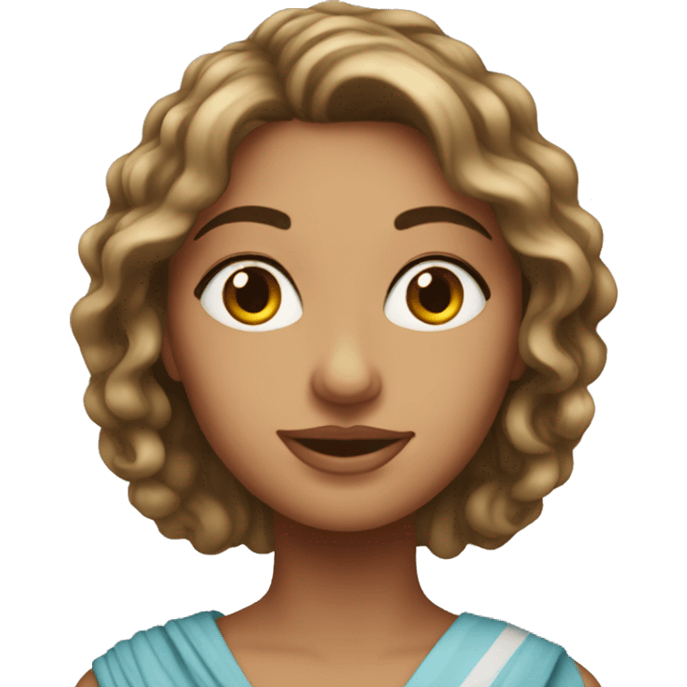 a beautiful greek woman  emoji