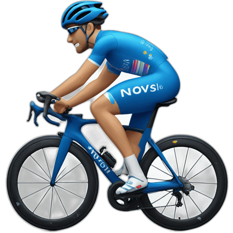 Novo Nordisk cyclist  emoji