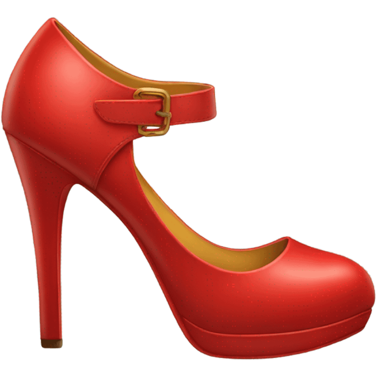 red high heels emoji