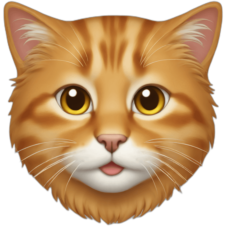 siberian ginger cat emoji