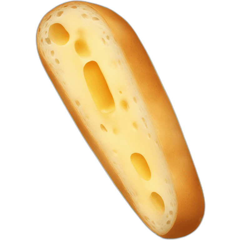 Baguette cheese emoji