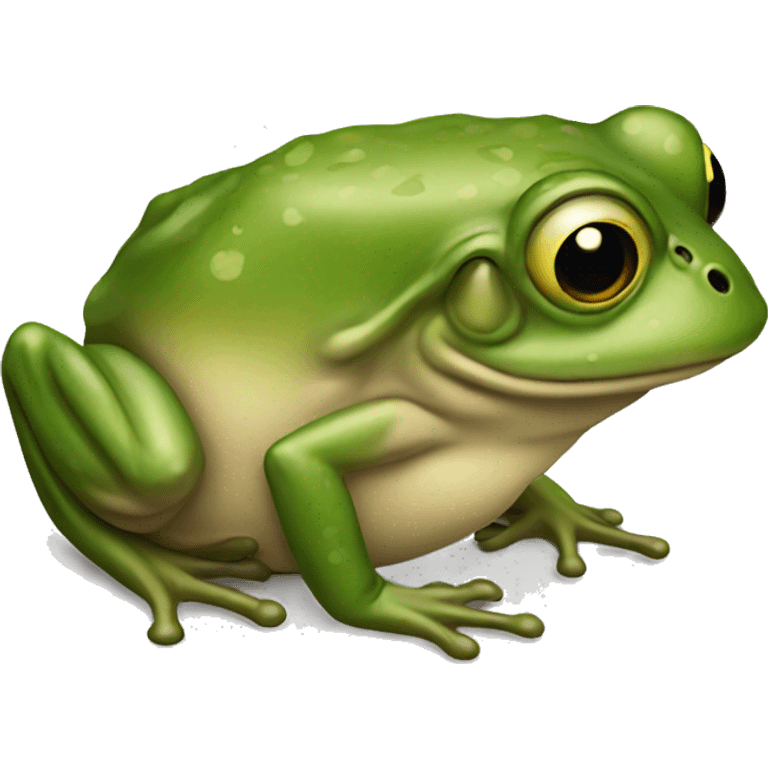 very old frog emoji