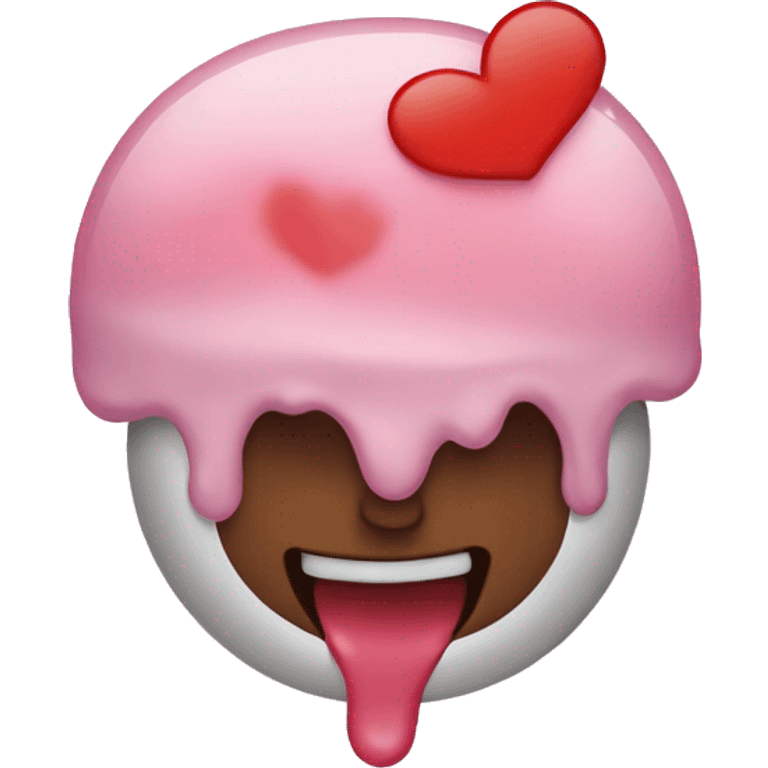 Melt and love emoji