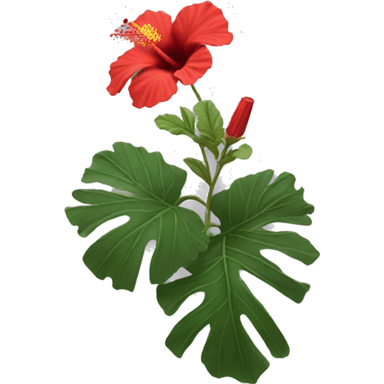 hibiscus emoji