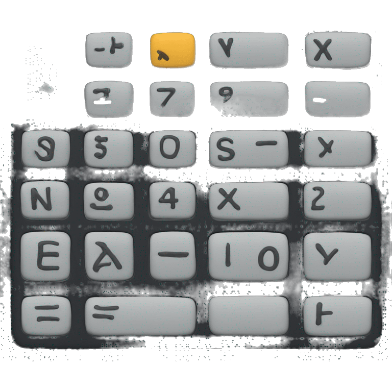 black calculator emoji