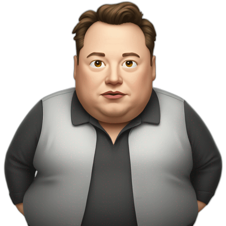 Fat elon musk emoji