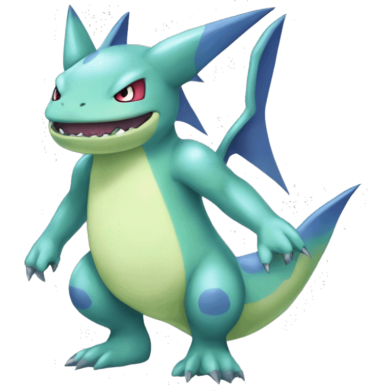 Blue Larvitar-Sharpedo-Gabite-Gible-Digimon Full Body emoji