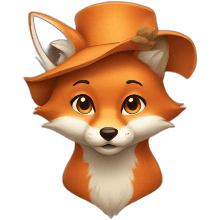 fox cute emoji