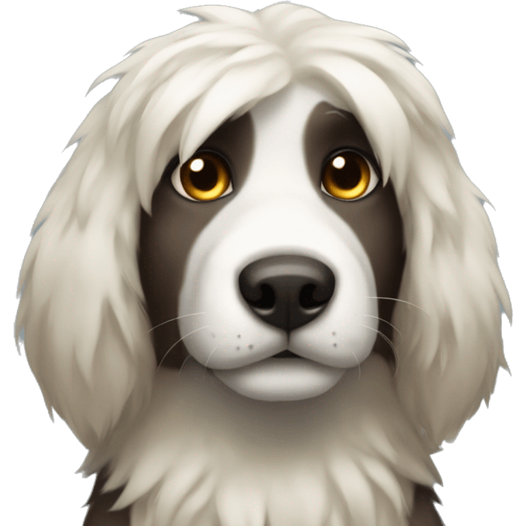 Anthro furry dog emoji