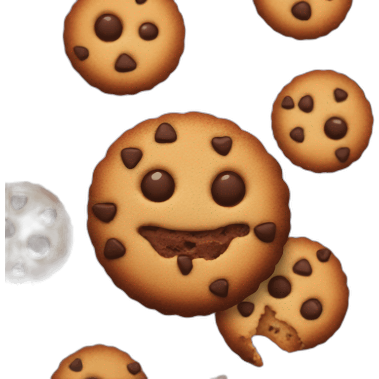 Cookie chocolate emoji