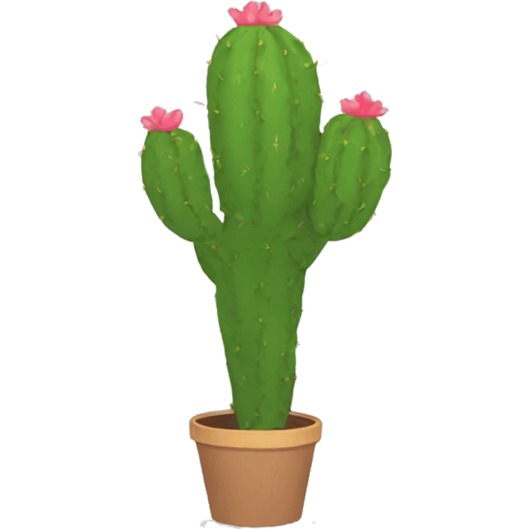 single flat Nopal without pot emoji