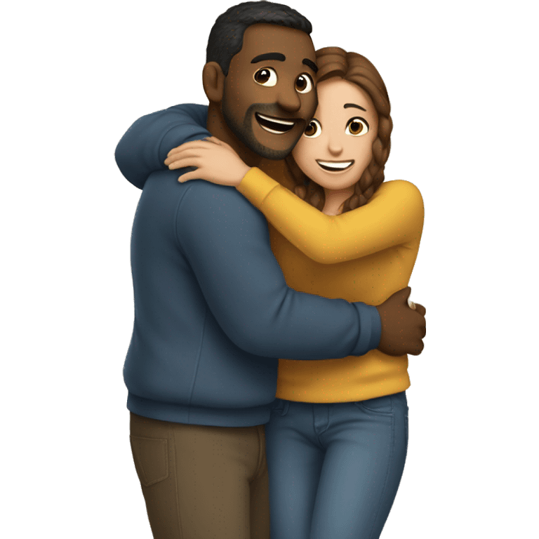 tAsians hug-each-other emoji